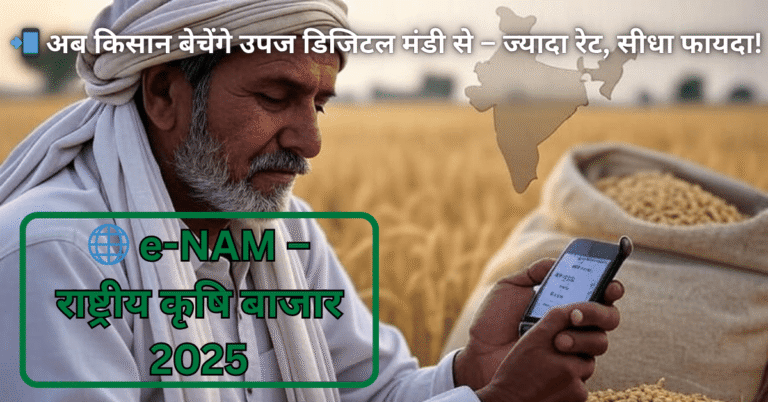 e-NAM डिजिटल मंडी 2025 – किसान अब मोबाइल से फसल बेचें और पाएं सबसे ऊंचा रेट | सरकारी योजना से सीधा फायदा उठाएं