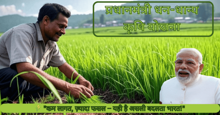 PM Dhan-Dhaanya Krishi Yojana 2025 के तहत किसान को सीधी सरकारी सहायता और कृषि सब्सिडी मिलती हुई