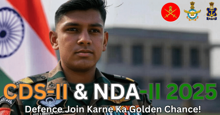 UPSC CDS-2 aur NDA-2 2025 Exam Notification тАУ Join Indian Defence