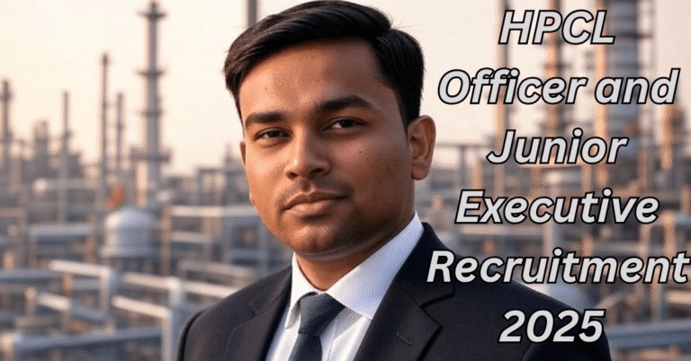 HPCL Officer and Junior Executive Recruitment 2025 – Apply Now for 300+ Government Jobs