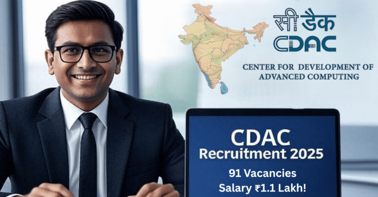 CDAC Recruitment 2025 Apply Online for 91 Project Engineer and Manager Posts