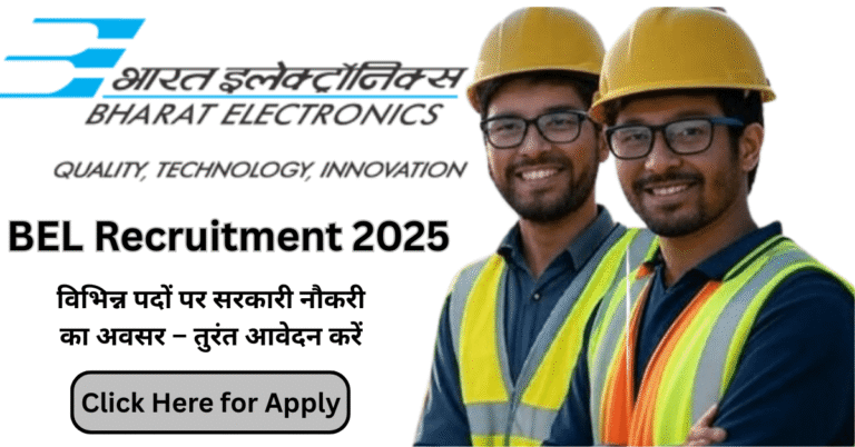 BEL Recruitment 2025 – Apply Now for Engineer, Advisor & Doctor Posts Before Last Date