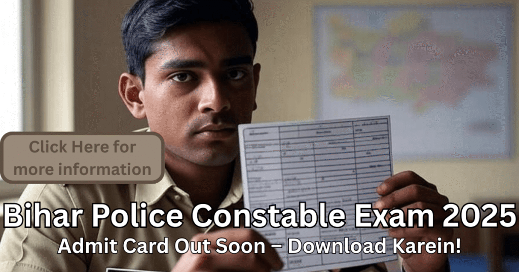"Bihar Police CSBC Constable Exam Schedule 2025 का दमदार मौका – जानिए कब है एग्ज़ाम, कब आएगा एडमिट कार्ड और कैसे करें तैयारी, अभी देखें पूरी डिटेल!"