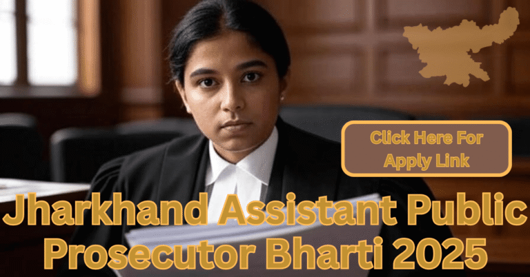 JPSC Assistant Public Prosecutor Recruitment 2025 Courtroom Scene with Young Lawyer