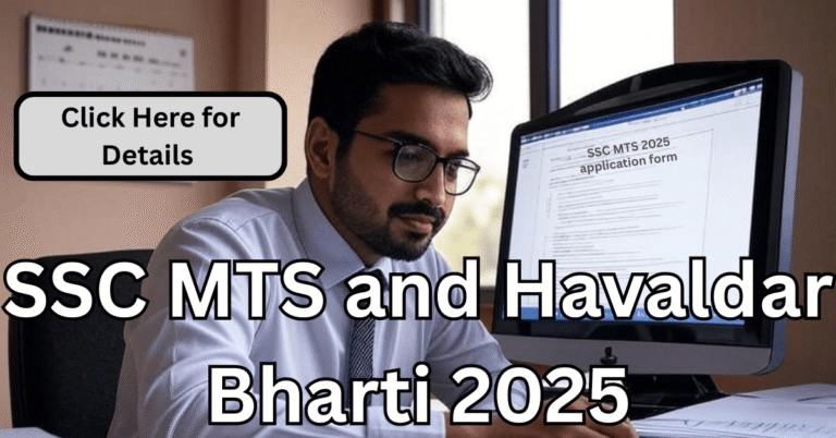 SSC MTS and Havaldar Recruitment 2025 Online Form भरते हुए उम्मीदवार – अंतिम तिथि 24 जुलाई है