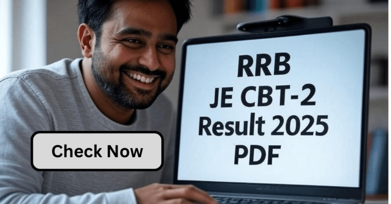 RRB JE CBT-2 Result 2025 डाउनलोड करते हुए उम्मीदवार का स्क्रीनशॉट