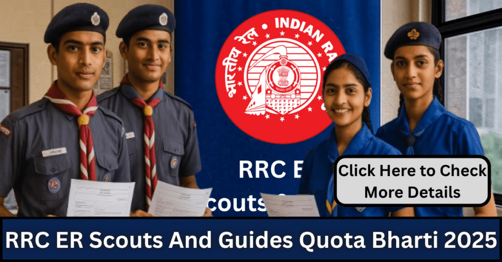 RRC ER Scouts And Guides Quota Recruitment 2025 "Indian Railway Scouts and Guides candidates applying for RRC ER Recruitment 2025"