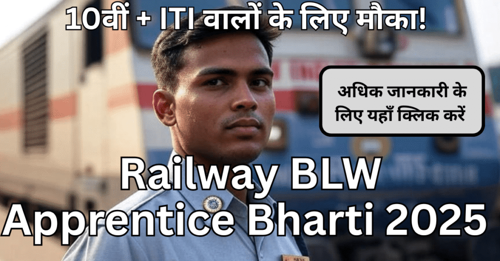 Railway BLW Apprentices Recruitment 2025 Apply Online for 10th Pass and ITI Students