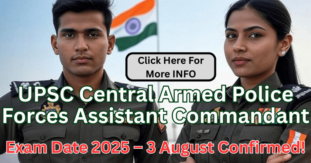 UPSC CAPF AC Exam Date 2025 यूनिफॉर्म में UPSC Assistant Commandant उम्मीदवार
