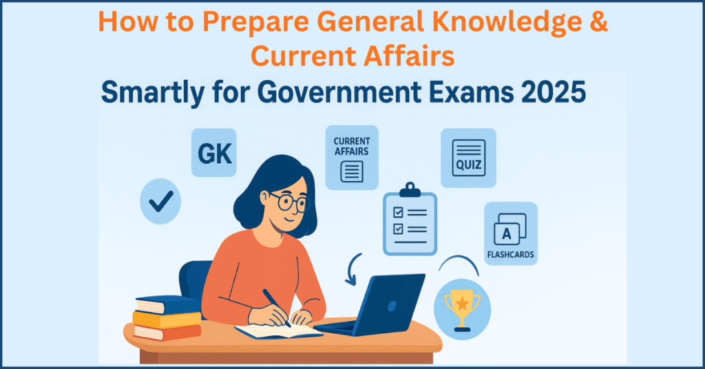 SSC, UPSC, Bank, Railway एग्जाम के लिए General Knowledge And Current Affairs पढ़ने का सही तरीका, जिसमें नोट्स, मैगज़ीन और ऑनलाइन क्विज शामिल हैं।