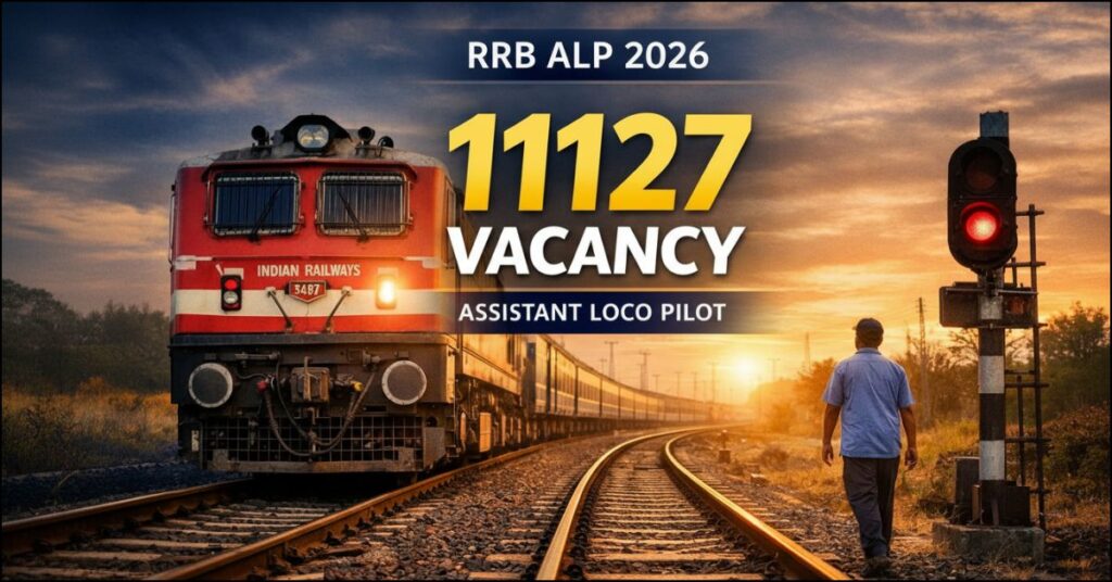 Railway RRB ALP Recruitment 2026 Notification for 11127 Assistant Loco Pilot Vacancy