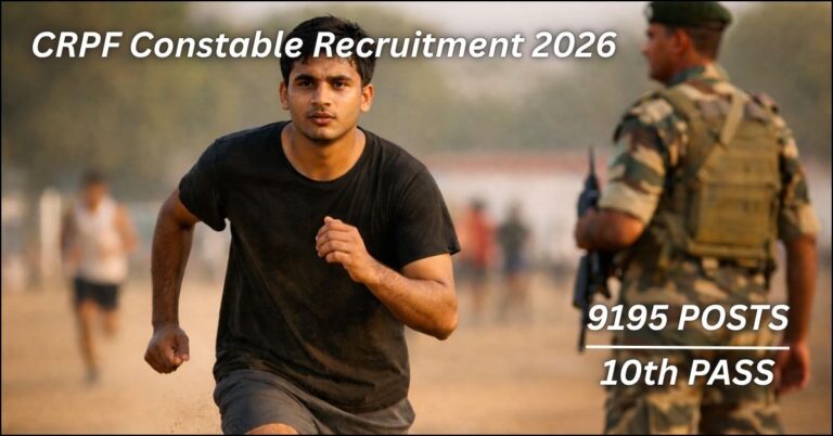 CRPF Constable Recruitment 2026 physical test preparation Indian candidates